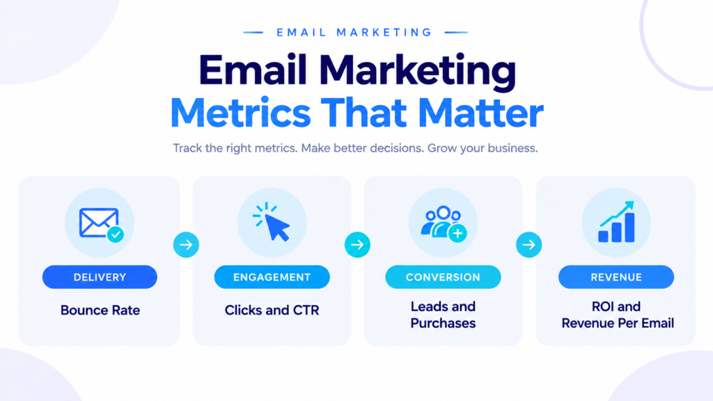 Important Marketing Analytics metrics for email marketing