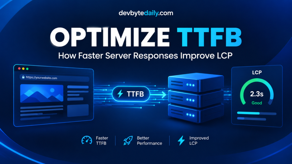 Optimize TTFB