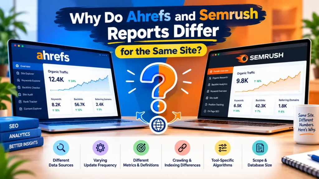 Why Do Ahrefs and Semrush Reports Differ for the Same Site