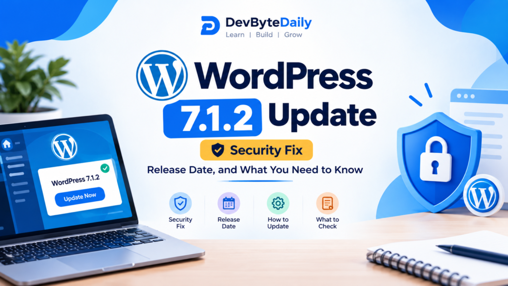 WordPress 7.1.2 Update: Security Fix & What to Do