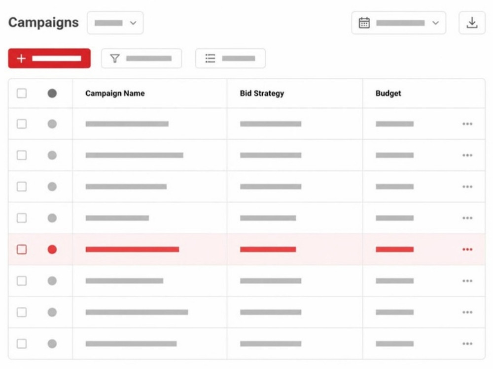 Bid strategy report table used to audit Microsoft Ads Max CPC removal